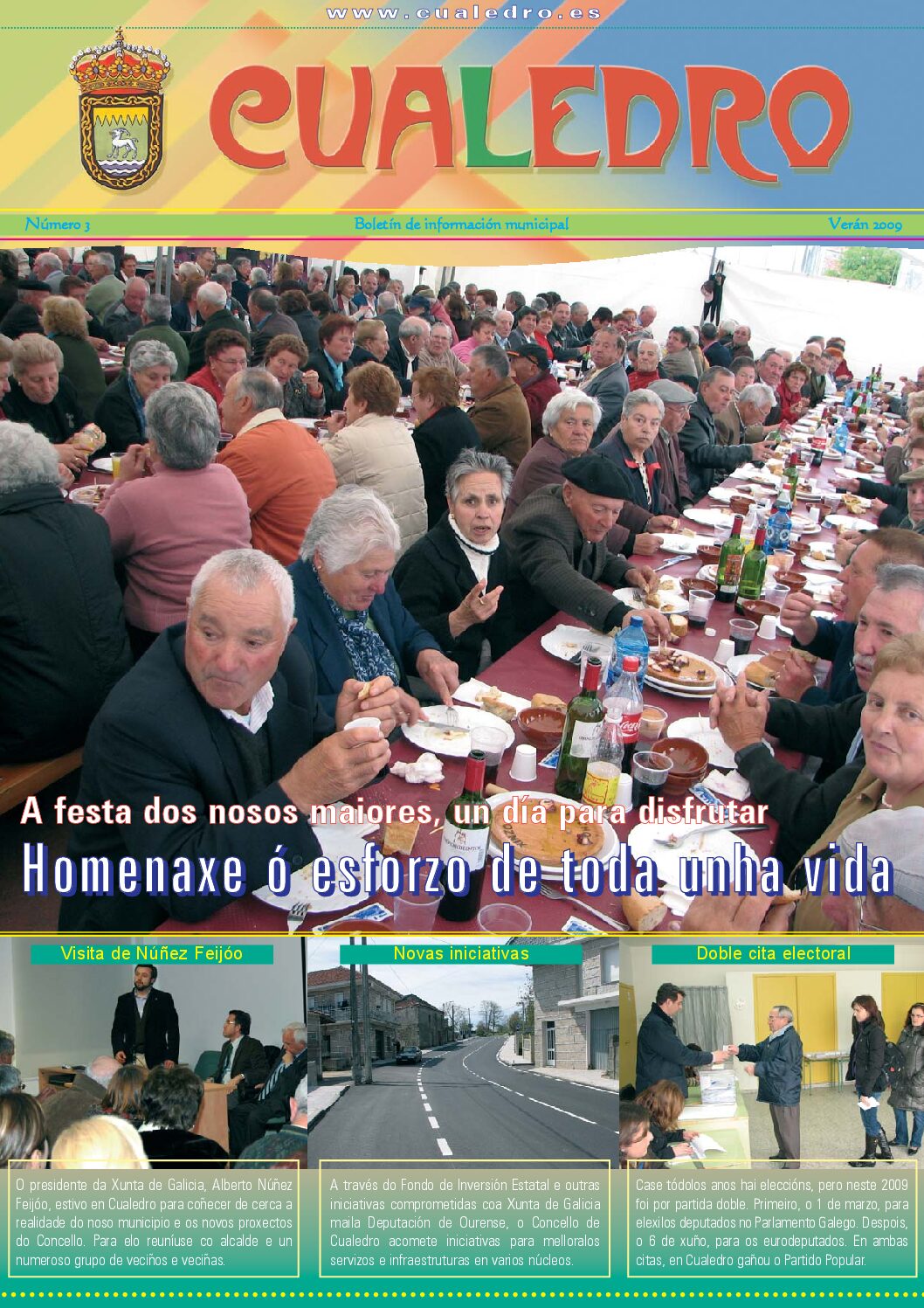 Portada do boletín, Verán 2009